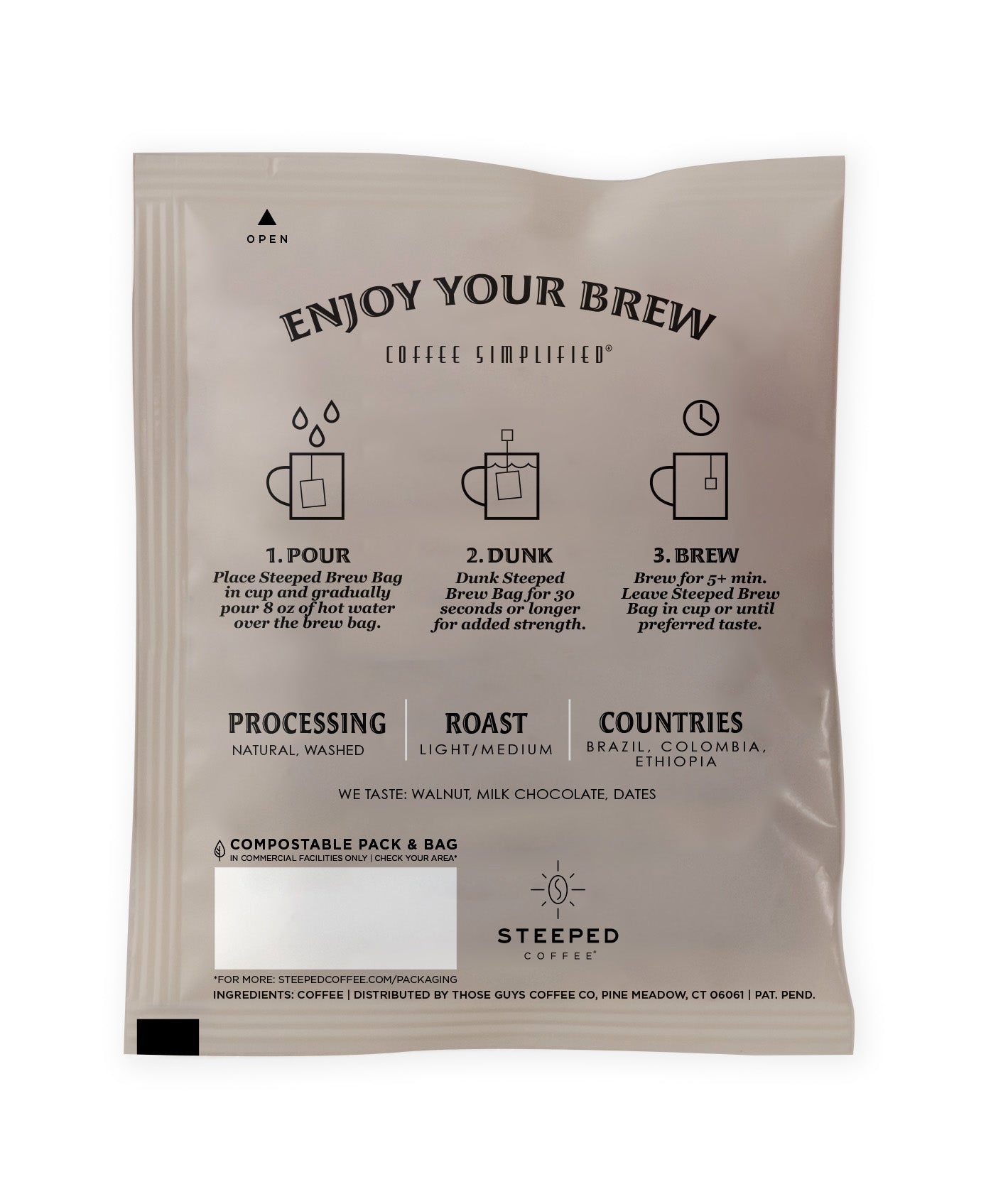 Steeped Coffee Packets