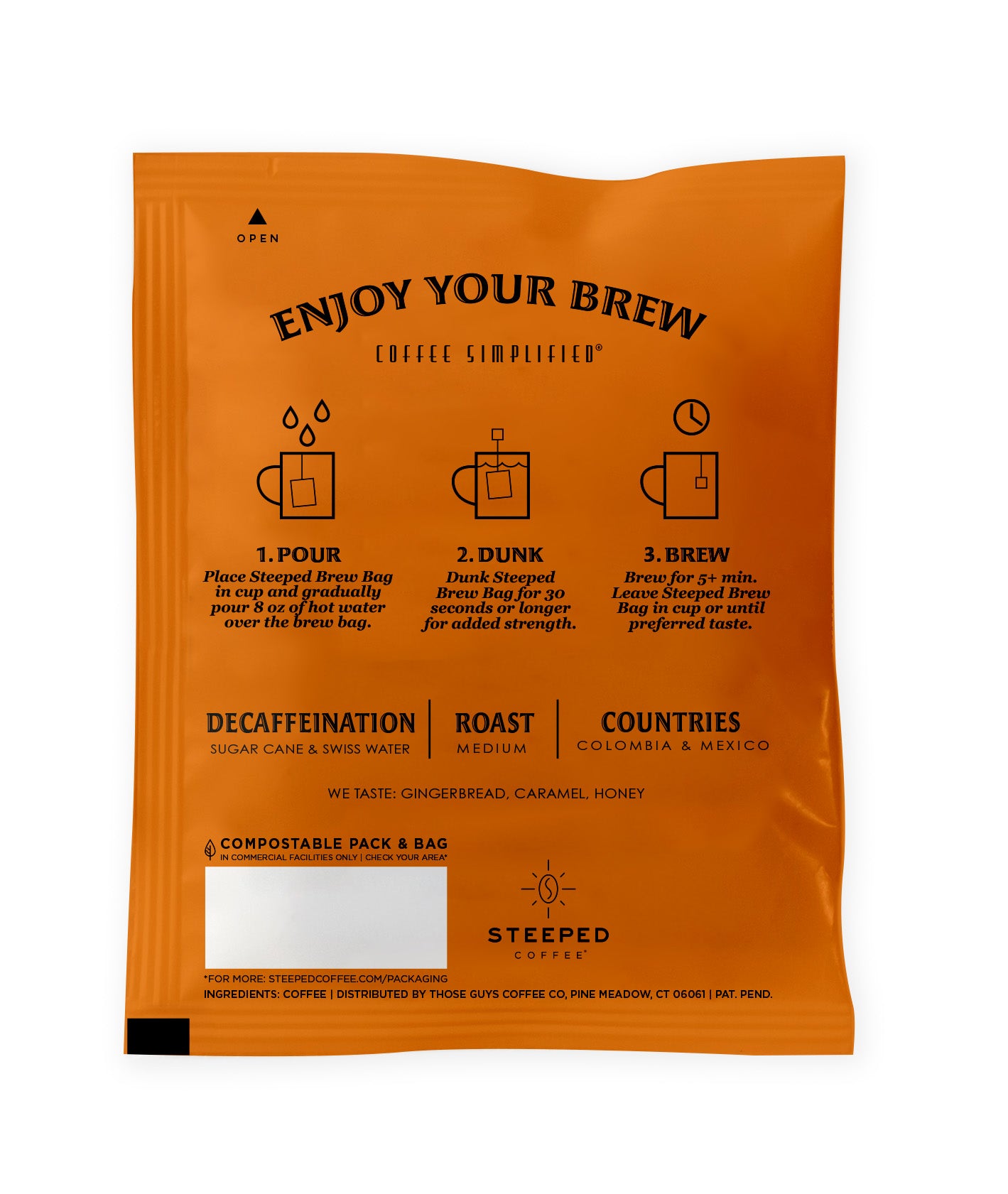 Steeped Coffee Packets